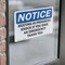 Signmission Meeting In Progress Knock If You Have An, 5 in W x Rectangle, Vinyl Decal OS-2PACK-NS-D-35-L-14197 - alternate 4